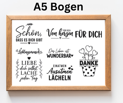 Rubon Bogen A5- Sprüche 10