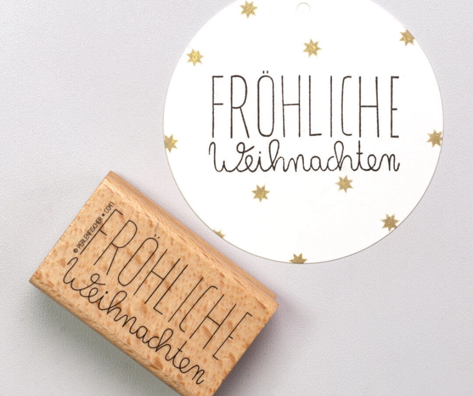 Stempel Fröhliche Weihnachten 2