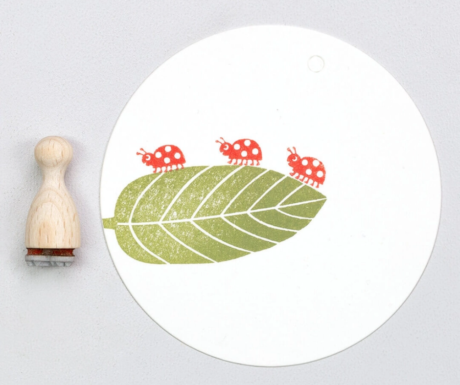 Ladybug stamp mini