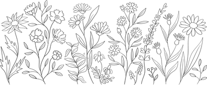 Rubon Trinkglas 240x100mm FLOWERS_FS1