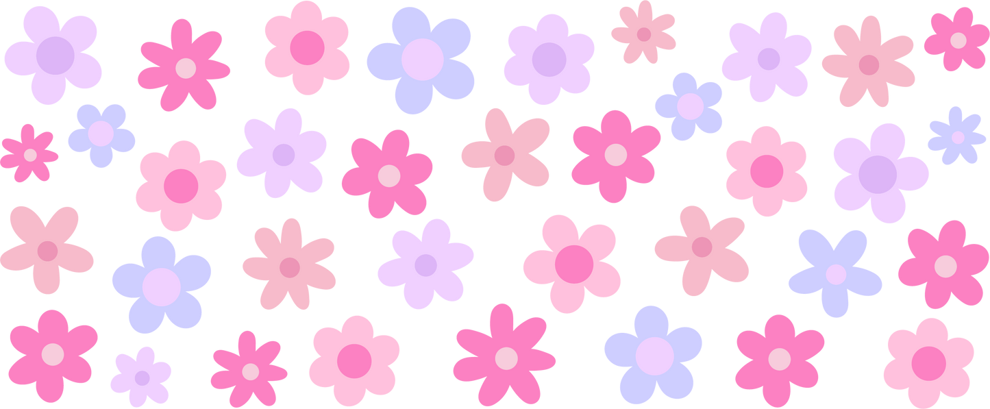 Rubon Trinkglas 240x100mm FLOWERS_OP1