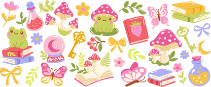 Rubon Trinkglas 240x100mm  FROGS_BOOKISH_DF3