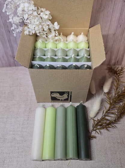 Water slide film autumn for taper candles