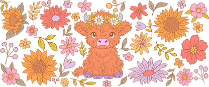 Rubon Trinkglas 240x100mm HIGHLAND_COW_D1