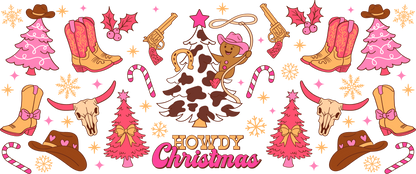 Rubon Trinkglas 240x100mm HOWDY_CHRISTMAS_SA1