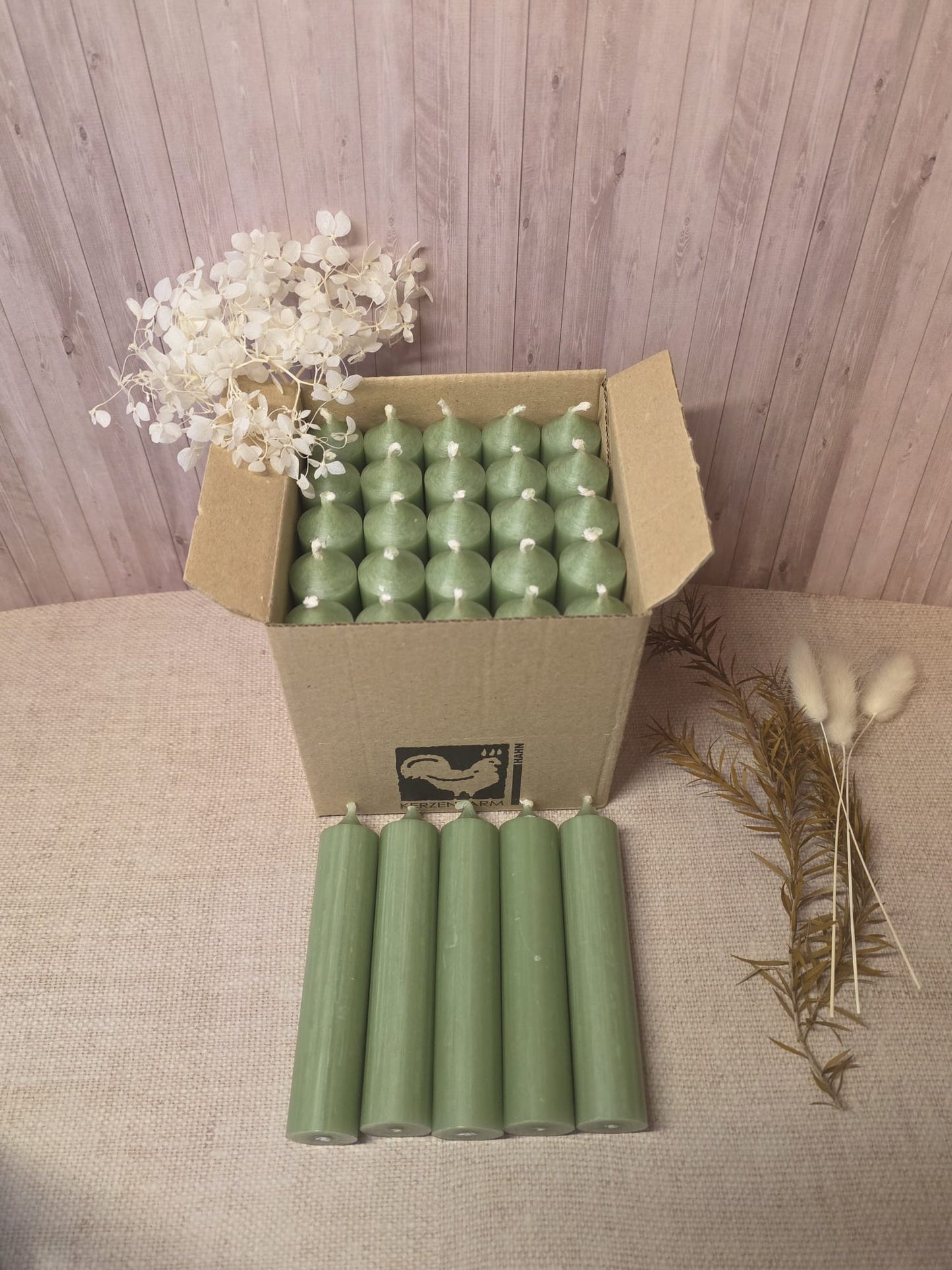 Water slide film autumn for taper candles