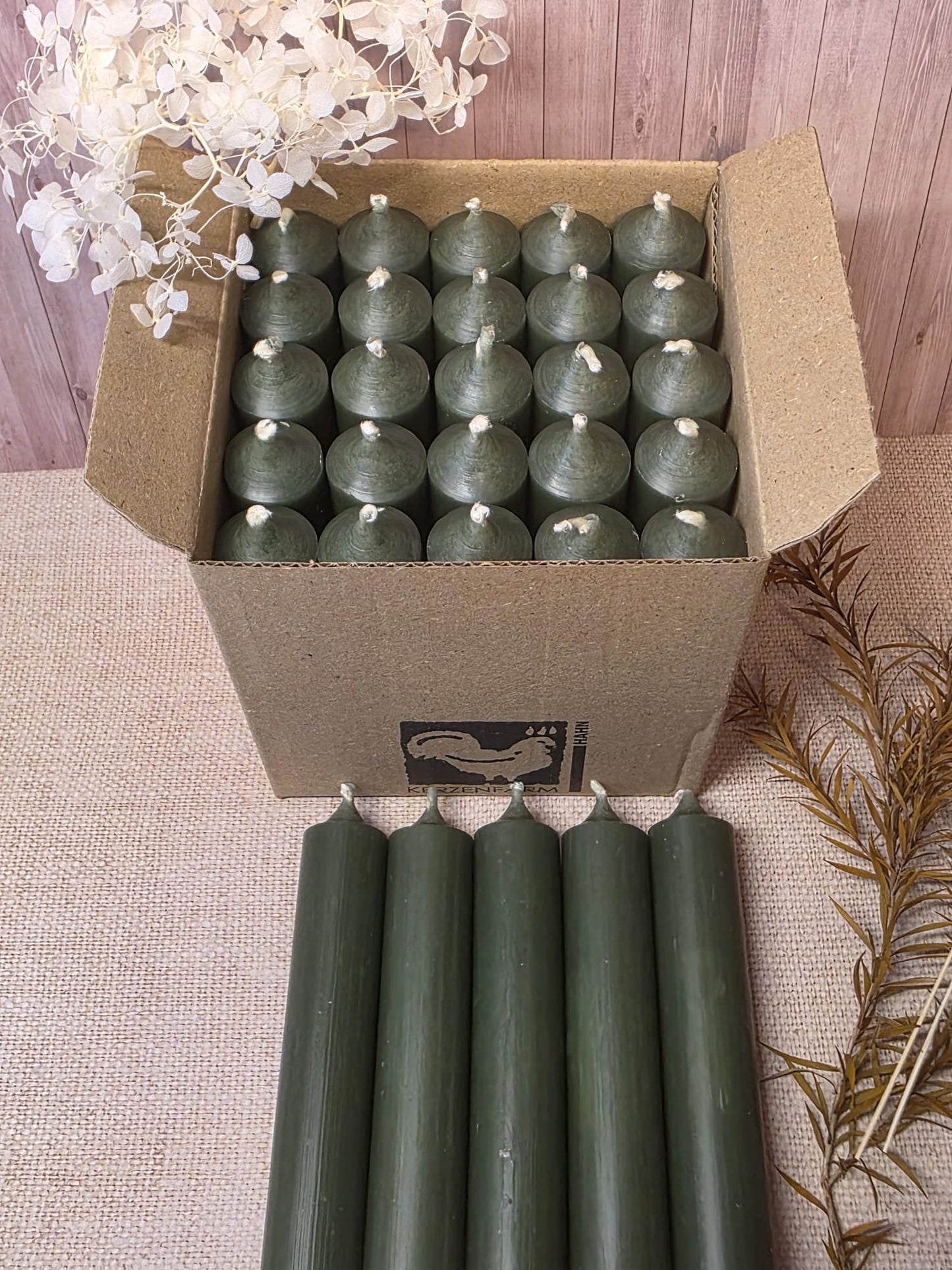 Water slide film autumn for taper candles