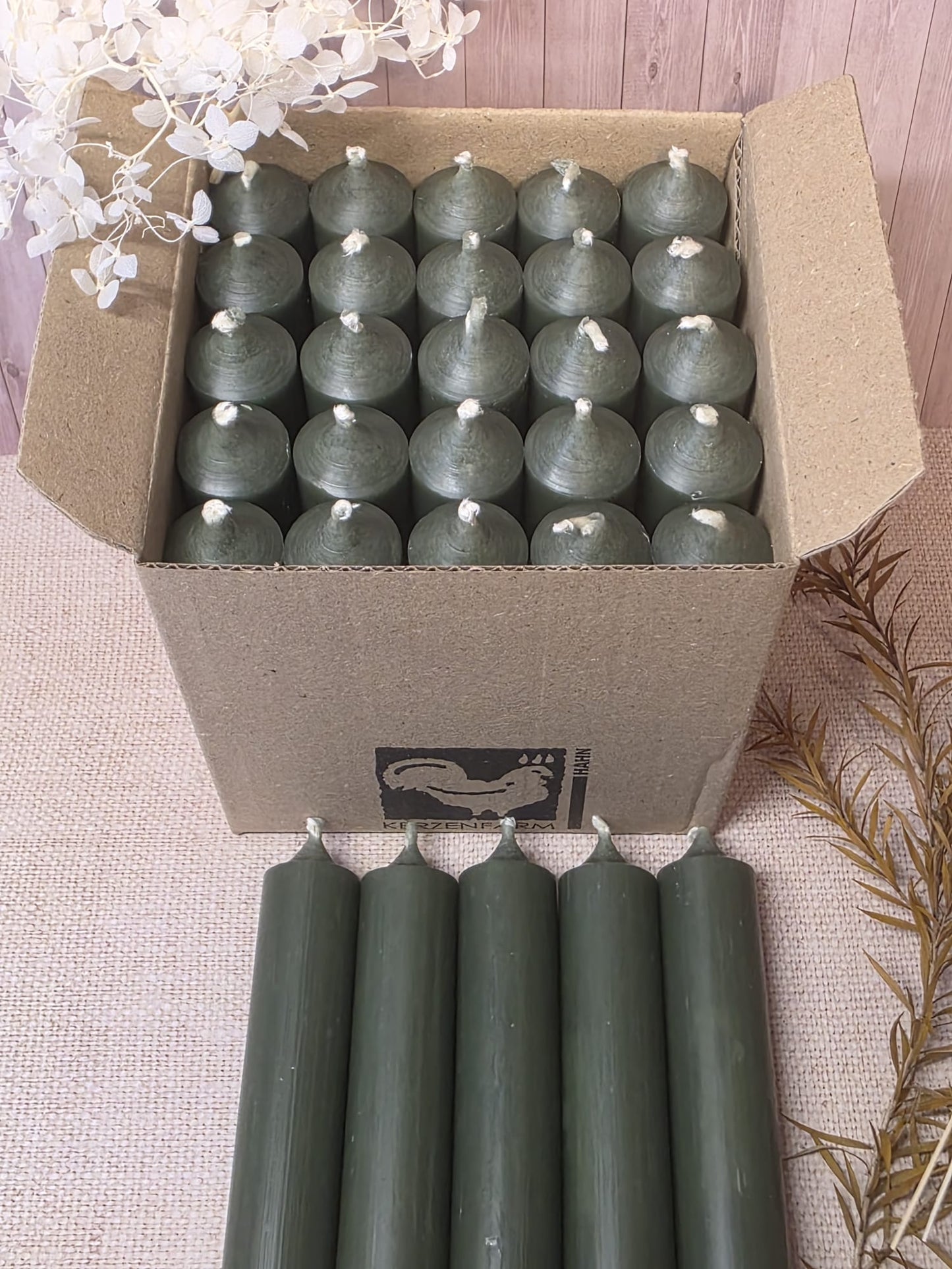 Water slide film autumn for taper candles
