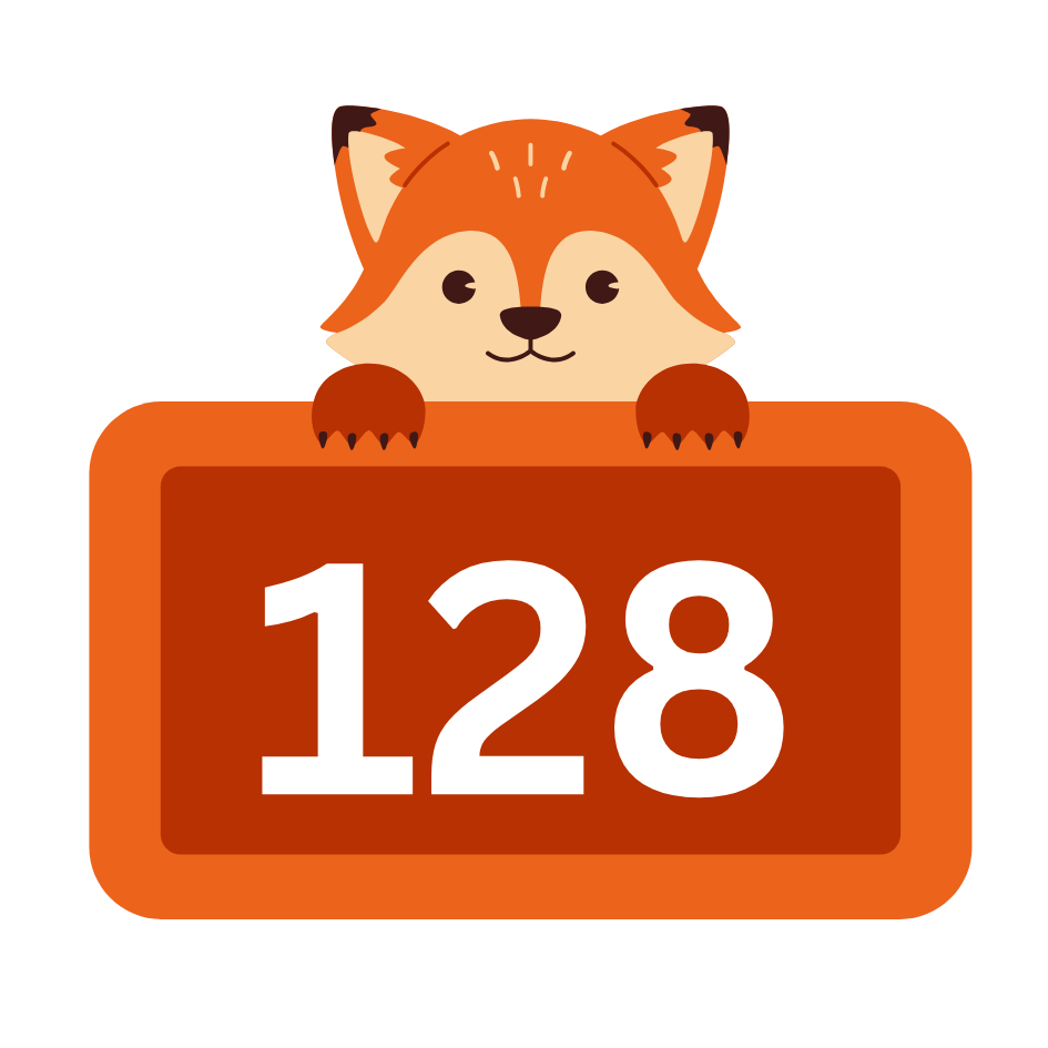 Bügelbild Fuchs 128-134