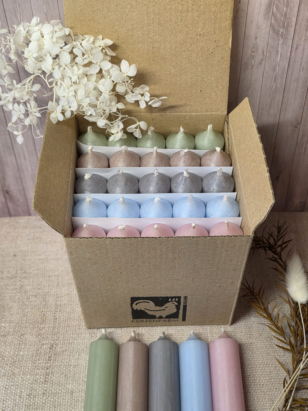 Water slide film autumn for taper candles