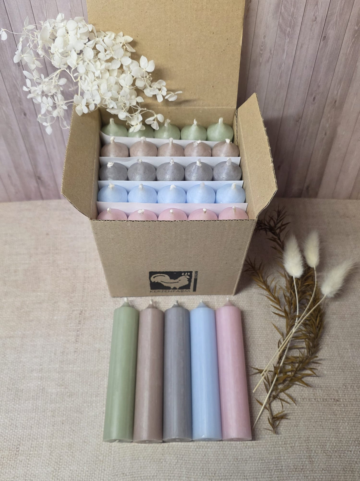 Water slide film autumn for taper candles