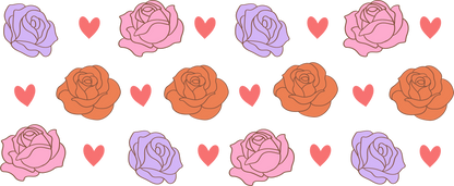 Rubon Trinkglas 240x100mm ROSES_DF1