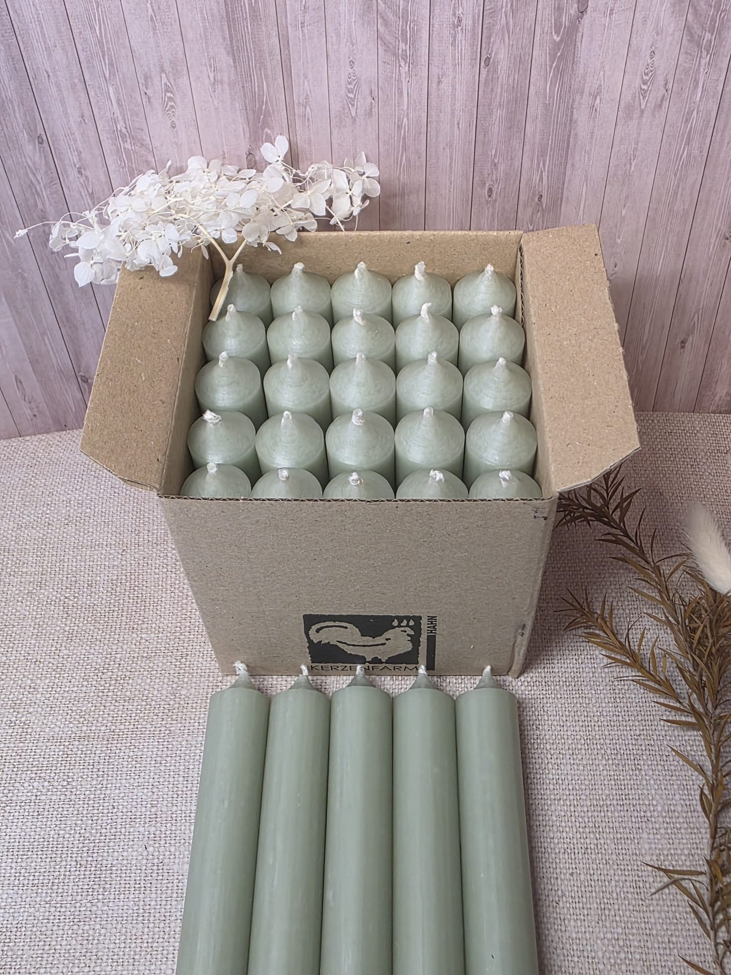Water slide film autumn for taper candles
