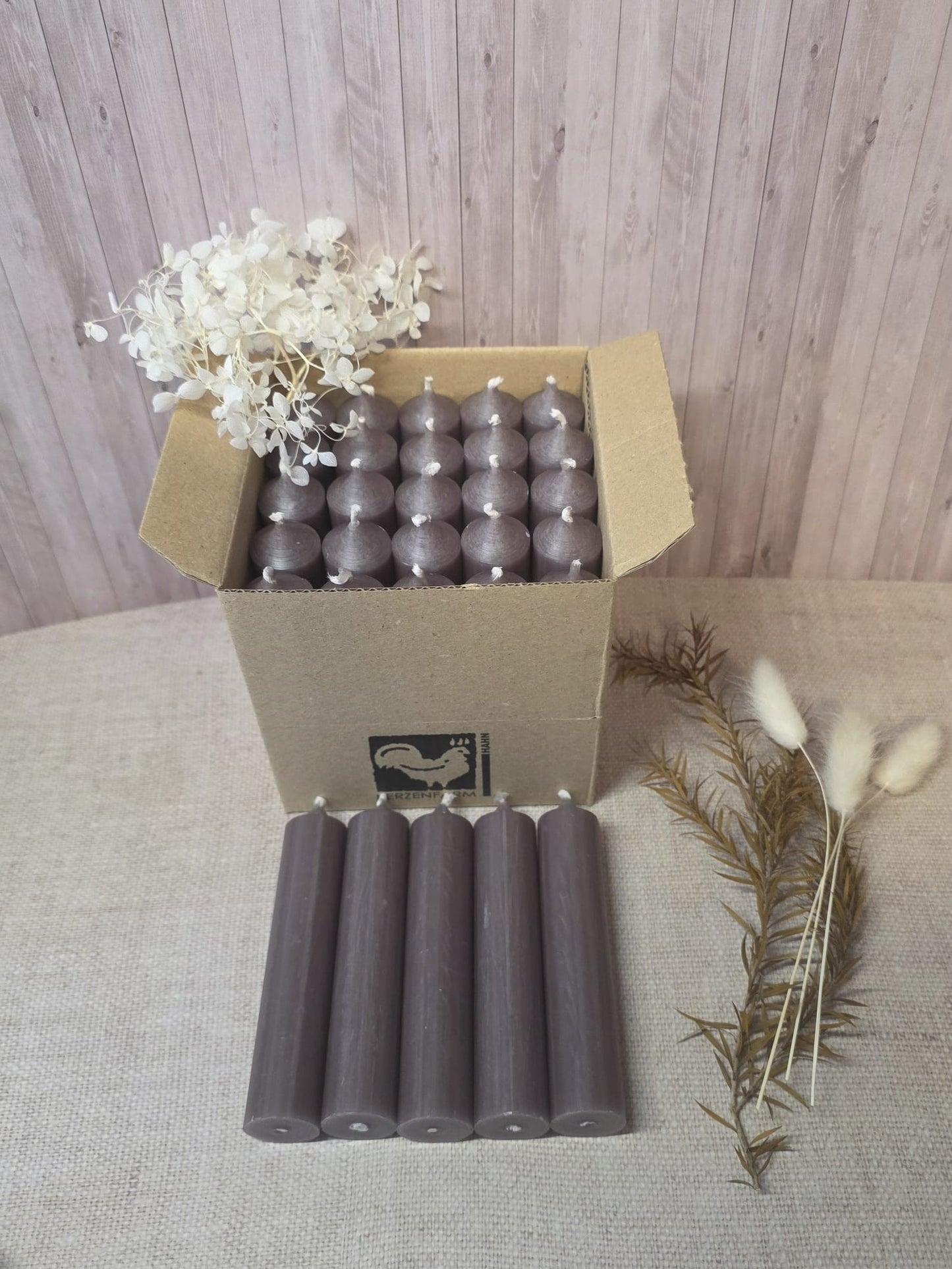 Kerzen 100x22mm Schlamm Box