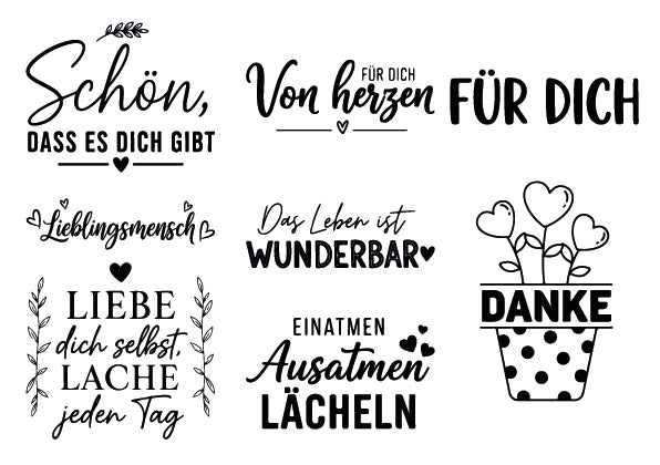 Rubon Bogen A5- Sprüche 10