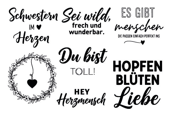 Rubon Bogen A5- Sprüche 9