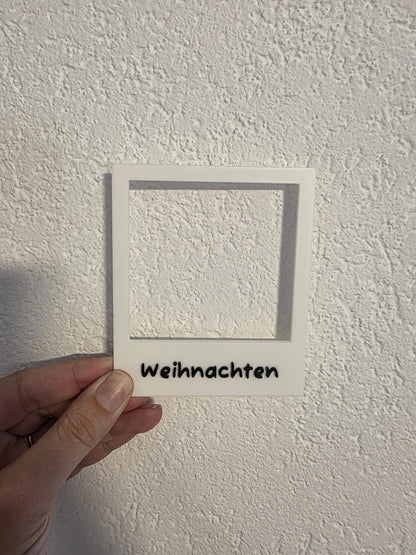 3D-Druck Fotorahmen Weihnachten