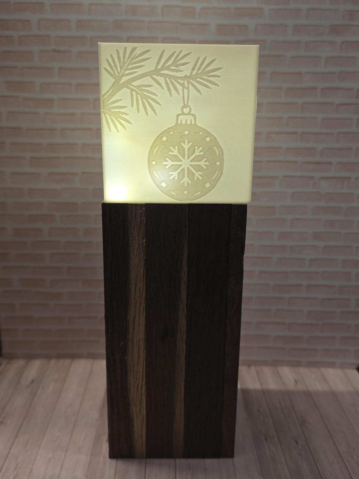 3D-Druckdatei Weihnachtskugel Lichtbox
