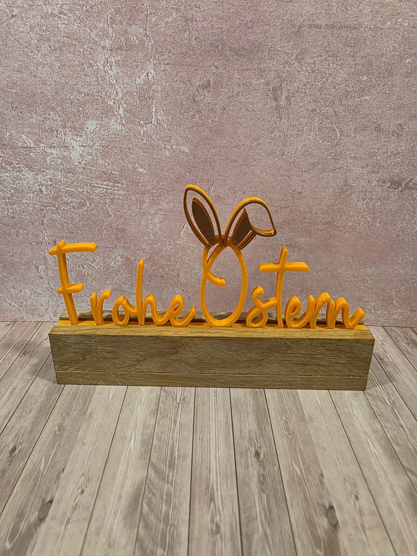 3D-Druck Frohe Ostern orange