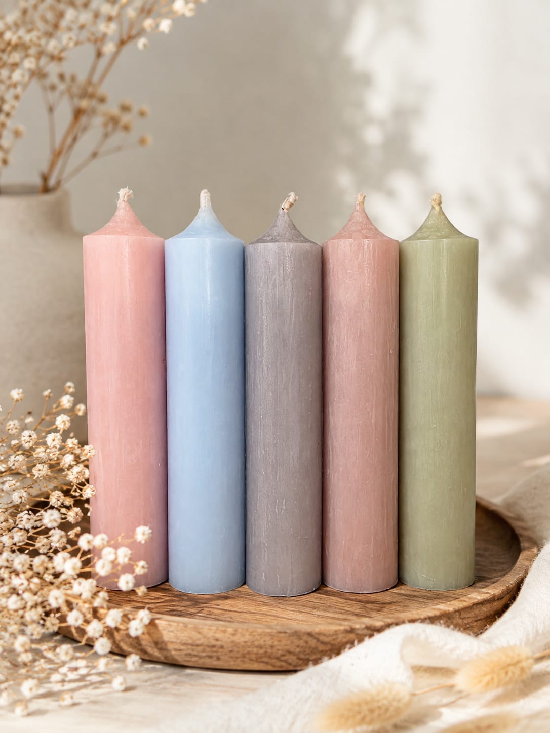 Water slide film autumn for taper candles