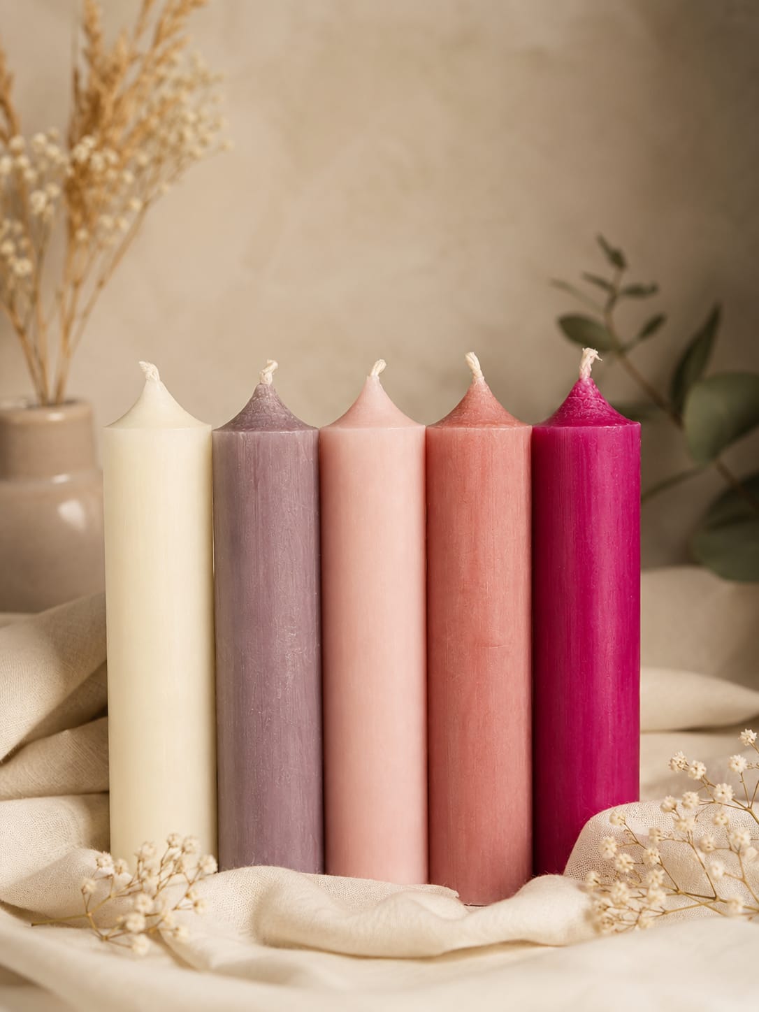 Water slide film autumn for taper candles