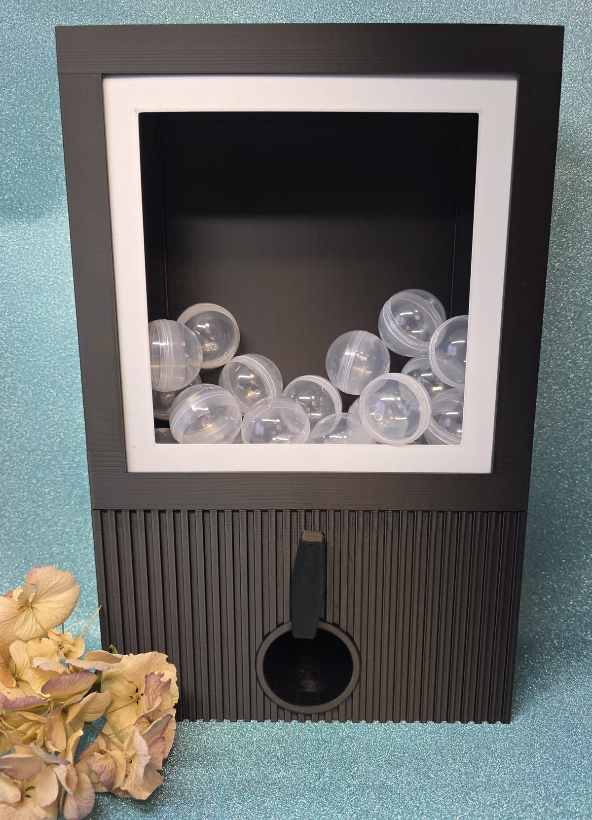 3D-Druck Foto- Kugel-Automat, Kapselautomat, Adventskalender - gross
