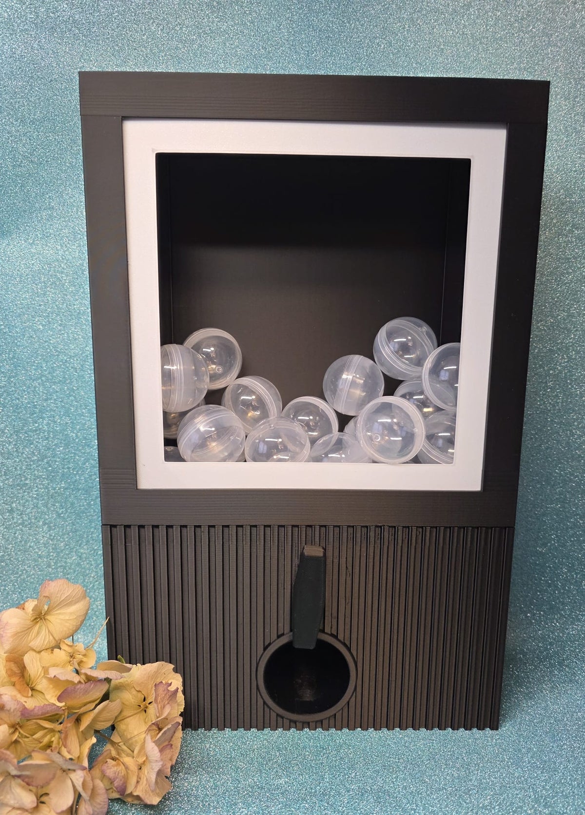 3D-Druck Foto- Kugel-Automat, Kapselautomat, Adventskalender - gross