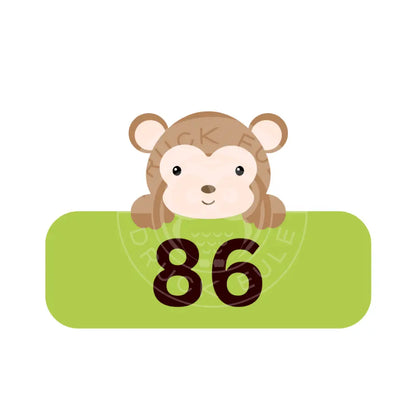 Bügelbild Affe 80-92 Bügelbild