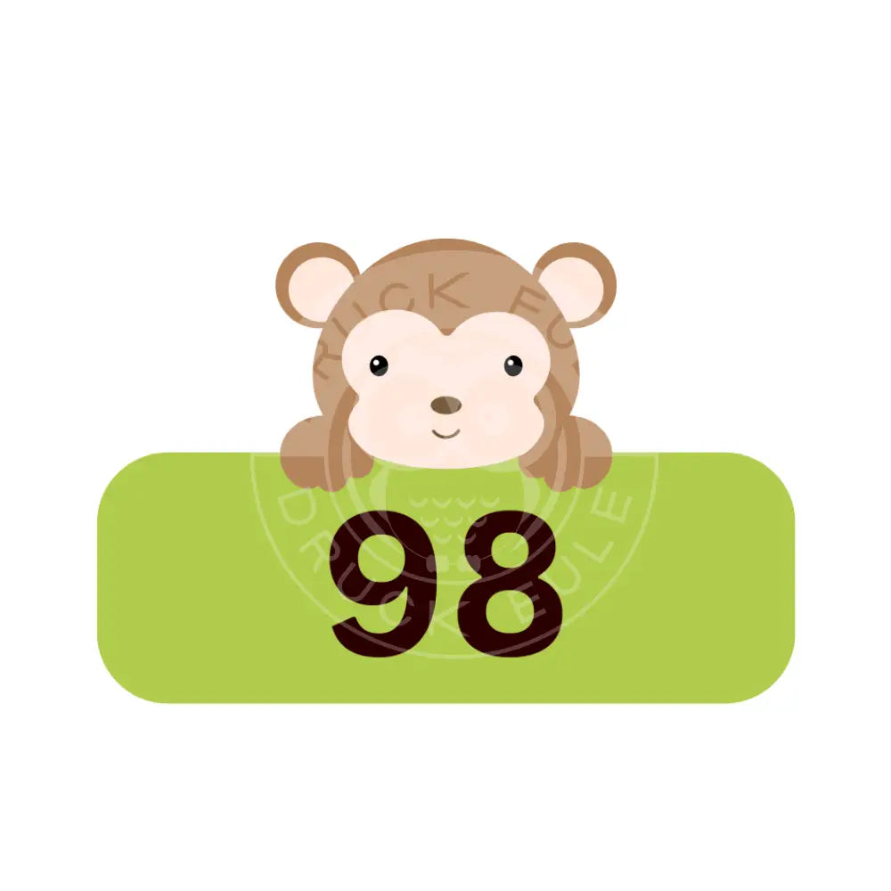 Bügelbild Affe 98-122 Bügelbild