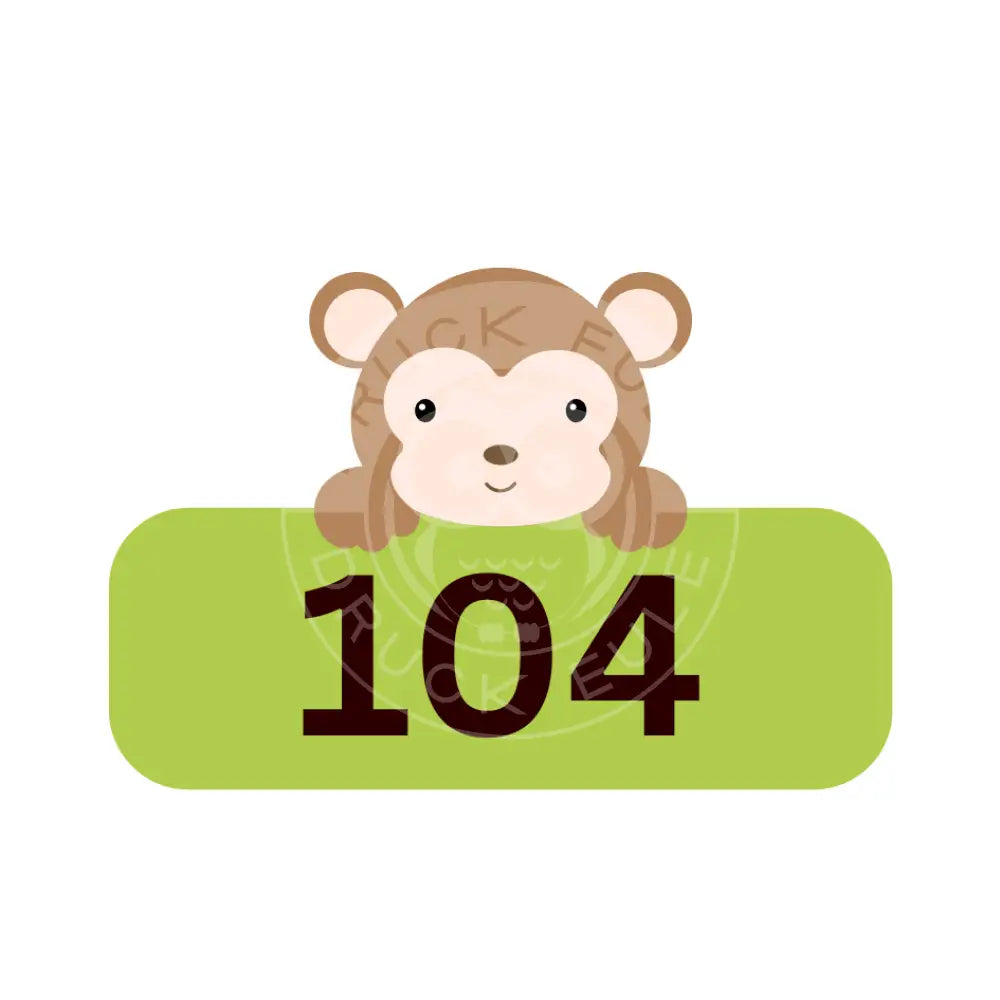 Bügelbild Affe 98-122 Bügelbild