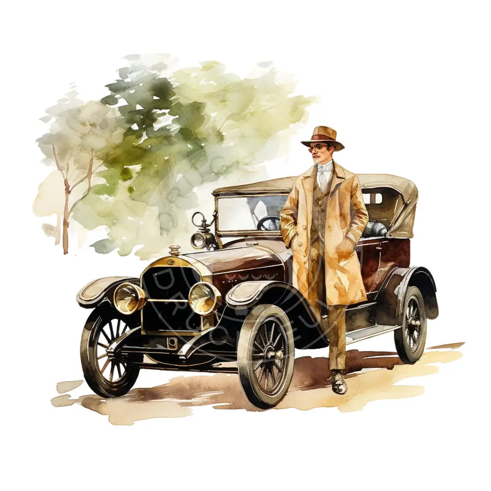 Bügelbild Auto 345-15