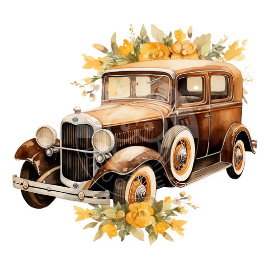 Bügelbild Auto 345-3