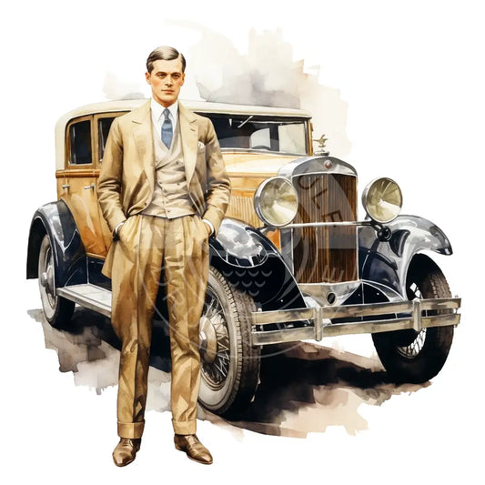 Bügelbild Auto 345-7