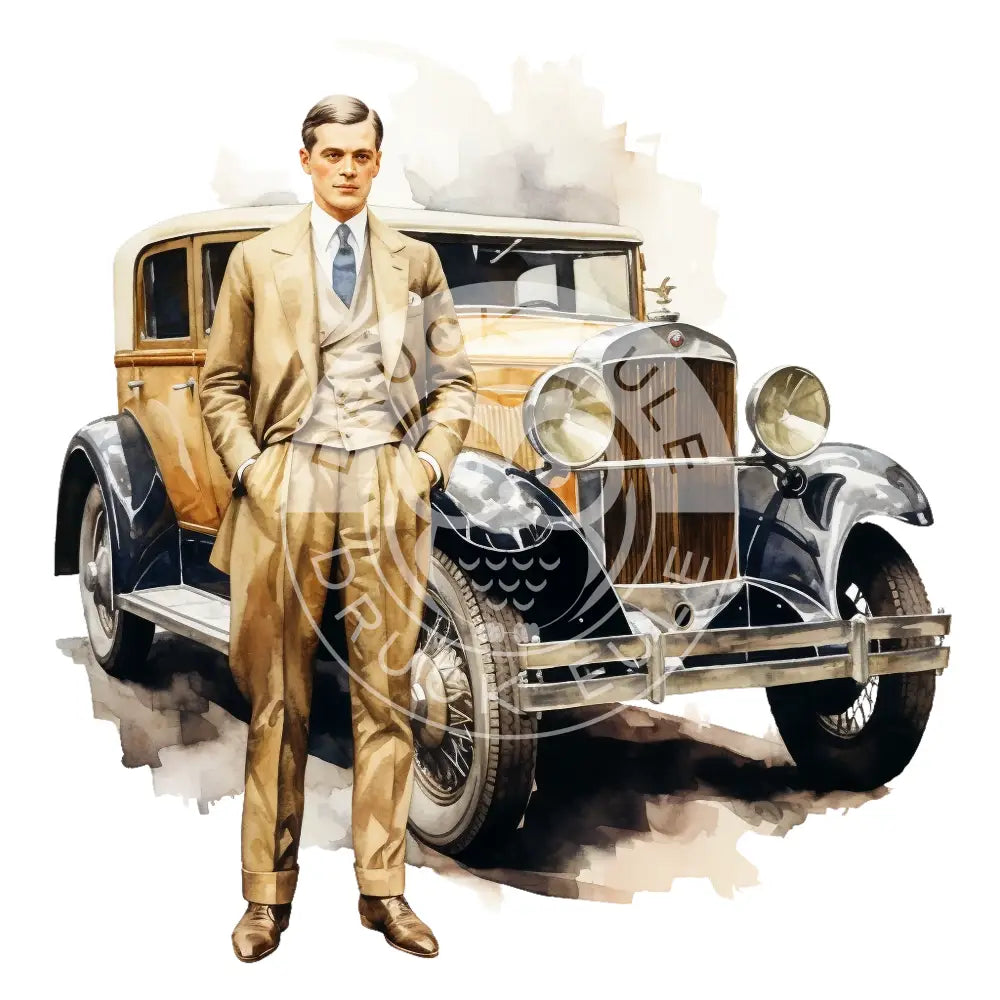 Bügelbild Auto 345-7