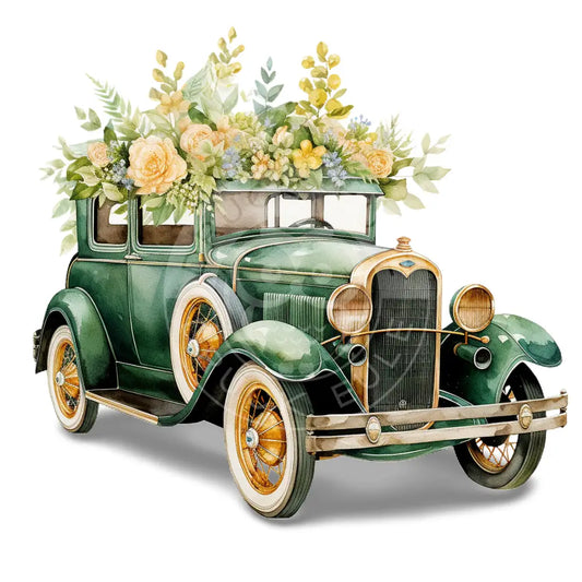 Bügelbild Auto 345-8