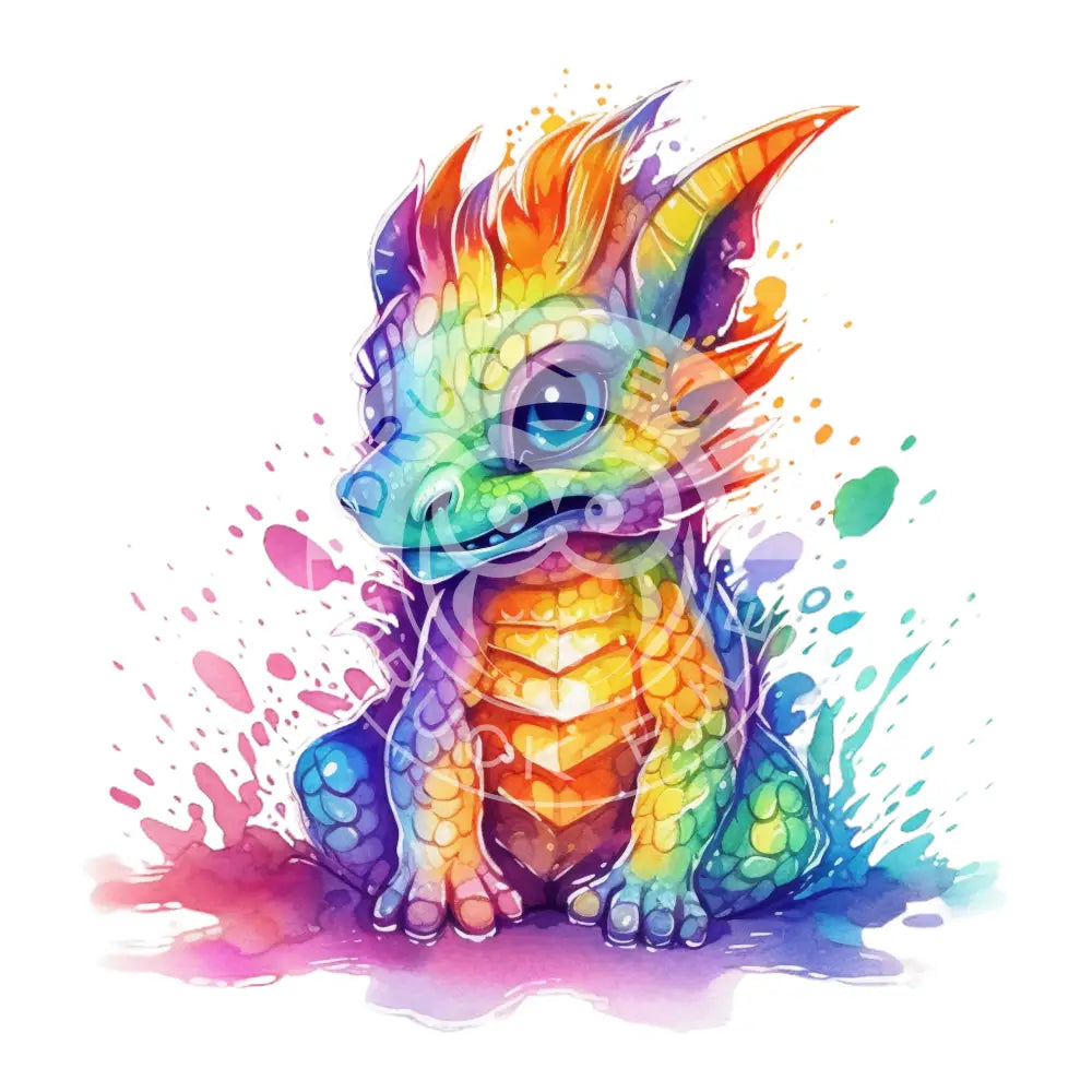 Bügelbild Baby Drachen 37.1-10A