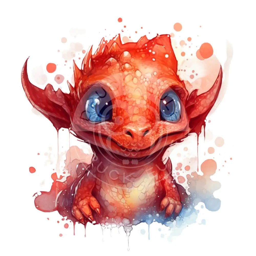 Bügelbild Baby Drachen 37.1-11A
