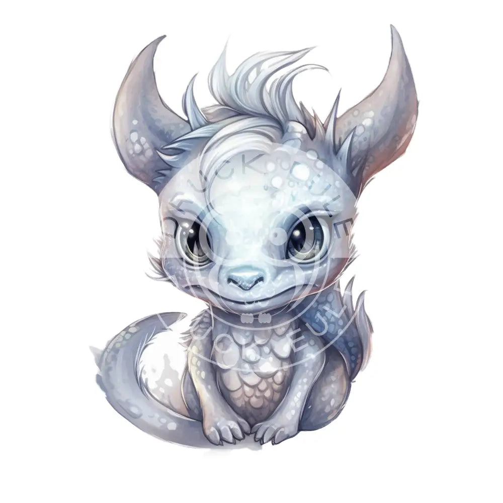 Bügelbild Baby Drachen 37.1-12A