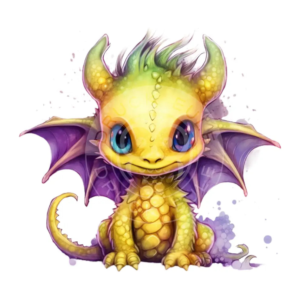 Bügelbild Baby Drachen 37.1-15A
