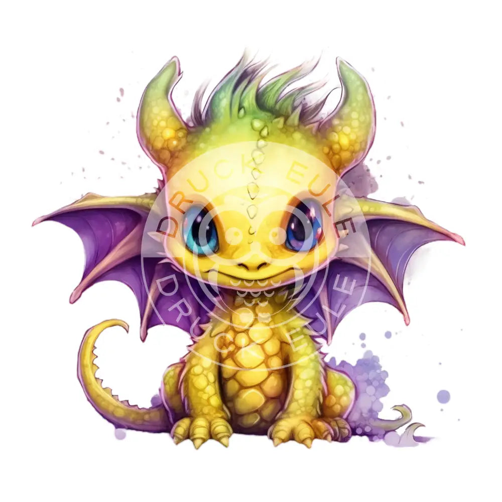Bügelbild Baby Drachen 37.1-15A
