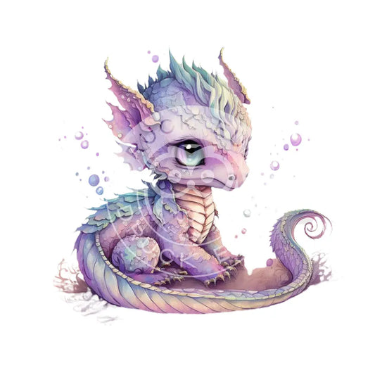 Bügelbild Baby Drachen 37.1-16A