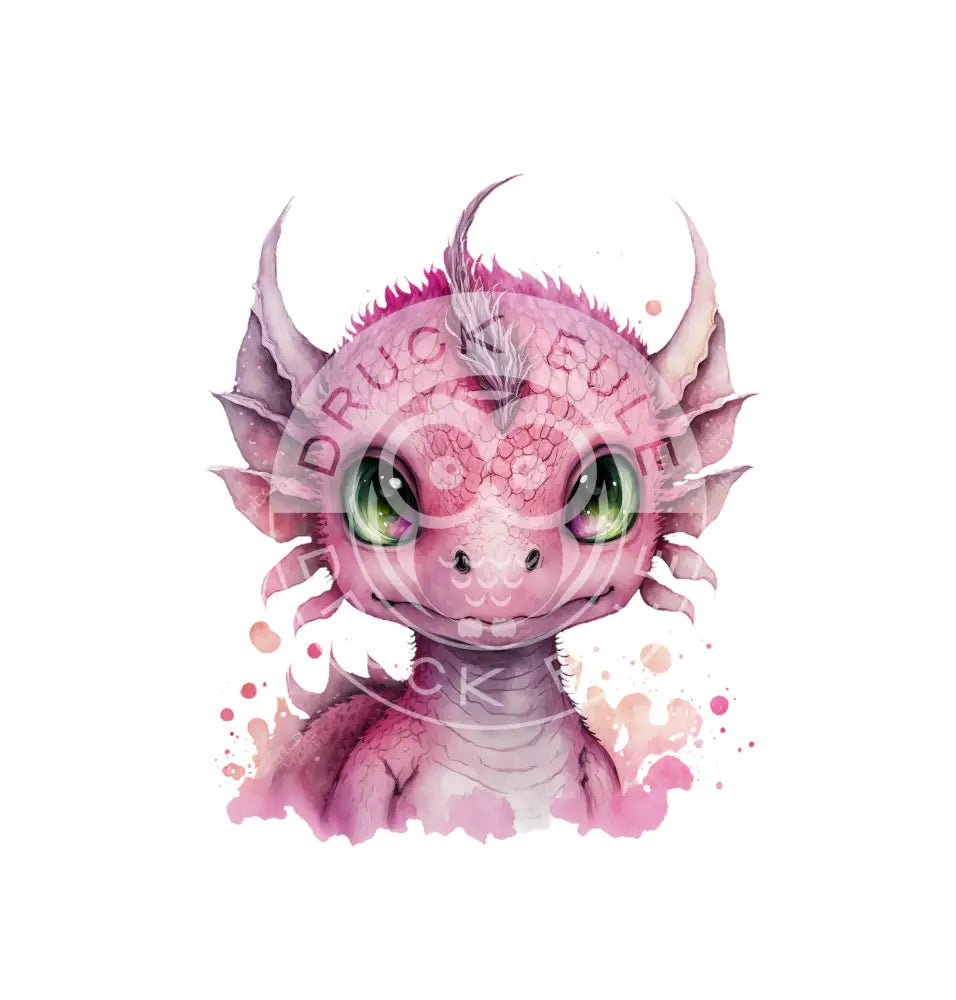 Bügelbild Baby Drachen 37.1-17A