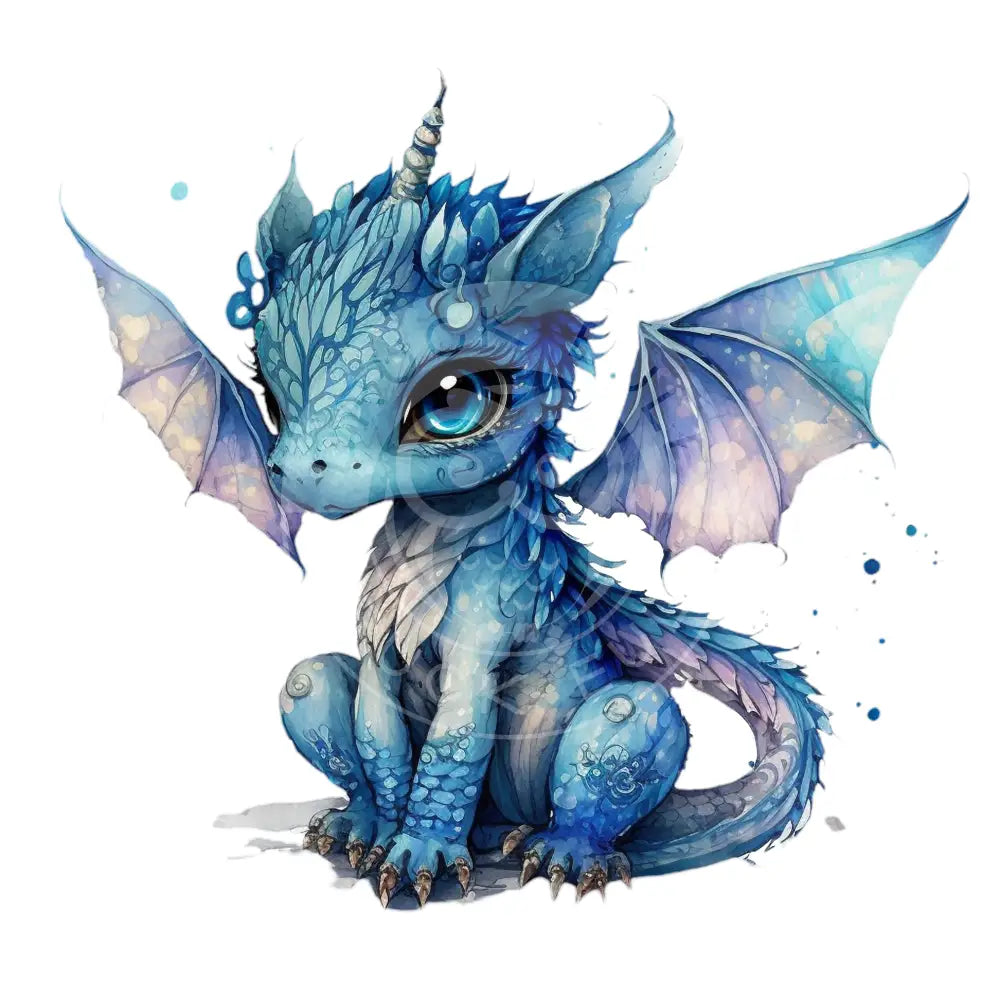 Bügelbild Baby Drachen 37.1-1A