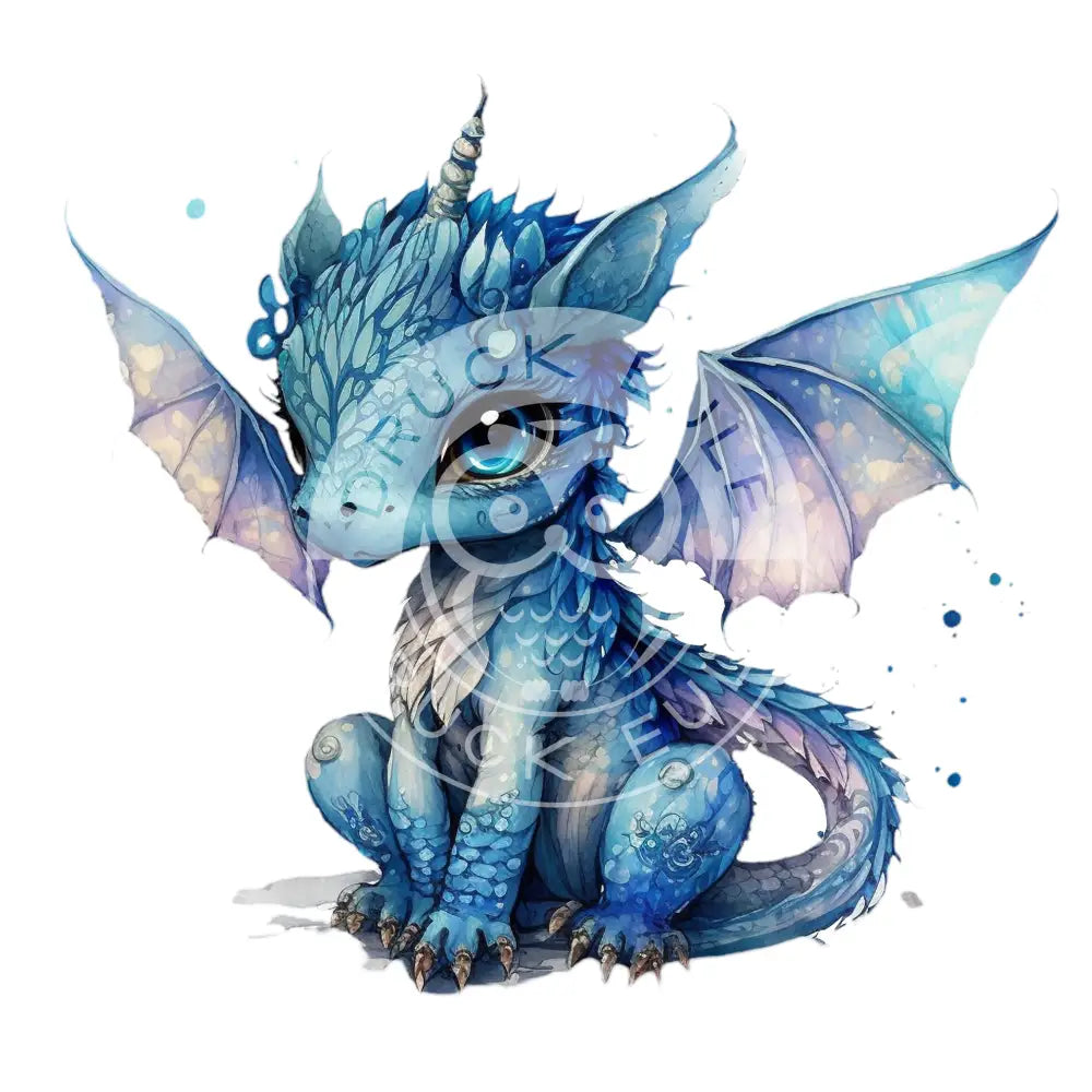 Bügelbild Baby Drachen 37.1-1A