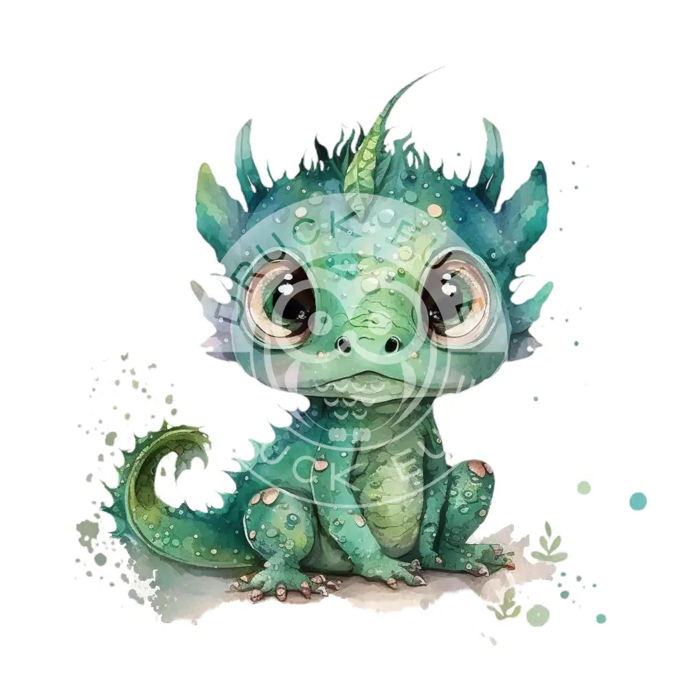 Bügelbild Baby Drachen 37.1-20A