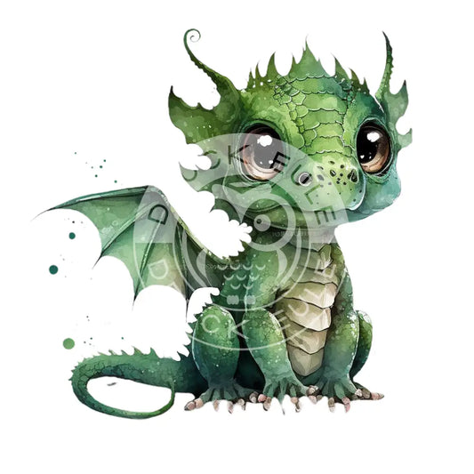 Bügelbild Baby Drachen 37.1-21A