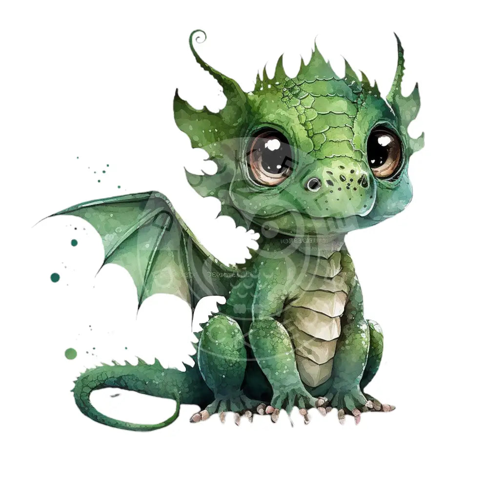 Bügelbild Baby Drachen 37.1-21A