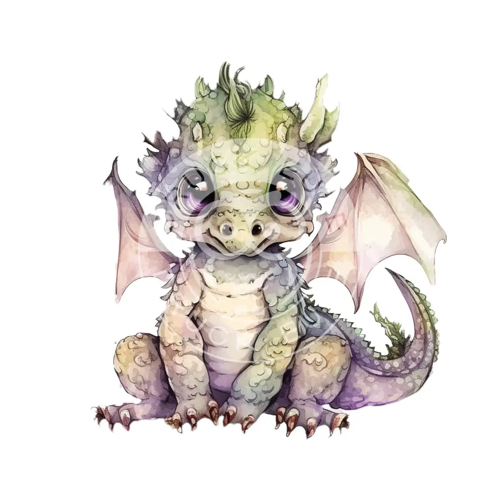 Bügelbild Baby Drachen 37.1-24A