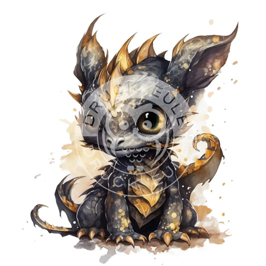 Bügelbild Baby Drachen 37.1-3A