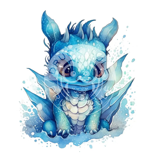 Bügelbild Baby Drachen 37.1-4A